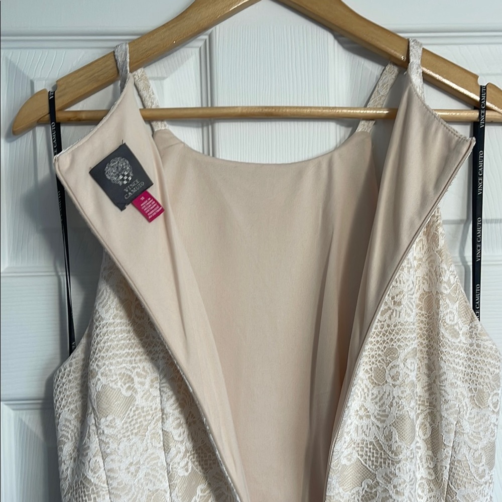 Vince Camuto Cream Lace Dress - Picture 8 of 10